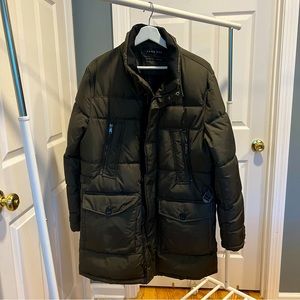 Zara Winter Coat - Military Green - Medium